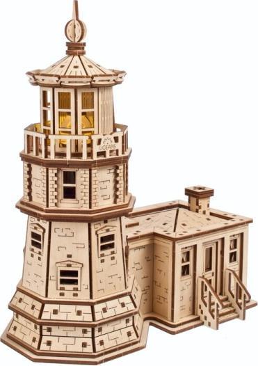 Actual product image Ugears LE PHARE DE SPLIT ROCK 295PCS (FR-DE-EN-POL-ES-UKR)