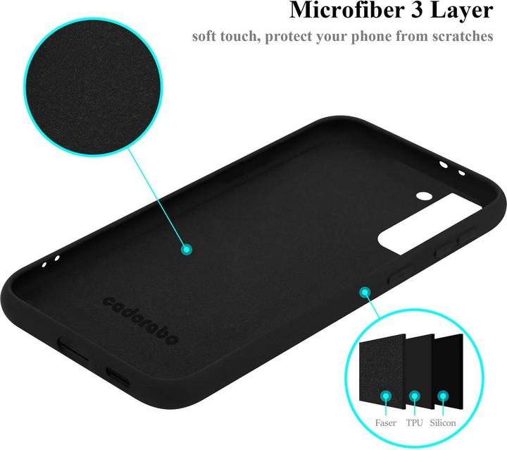 Actual product image Cadorabo TPU Liquid Silicone Case Cover (Samsung Galaxy S21+)