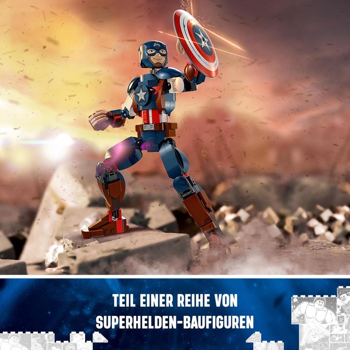 Produktbild LEGO Captain America Baufigur (76258, LEGO Marvel)