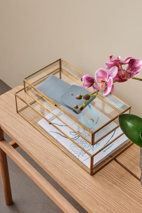 Produktbild Hübsch Glasbox (36 x 21 x 9 cm, 32 x 17 x 6 cm)