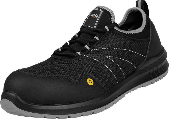 Produktbild No Name Arbeitsschuhe S1PL SR ESD Zehenschutzkappe aus Verbundwerkstoff Kevlar-Einlegesohle Grösse 44 (44)