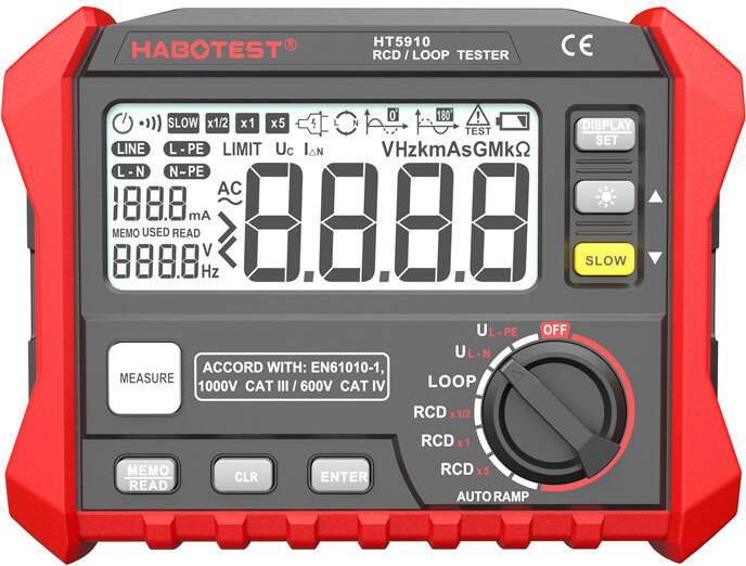 Actual product image Habotest HT5910 Digital Earth Resistance Tester