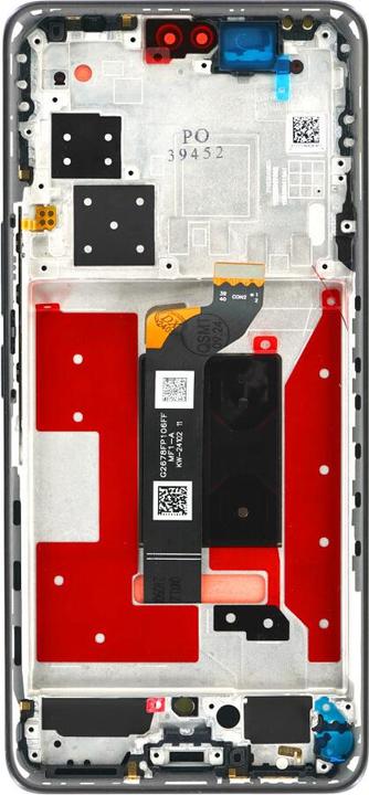 Produktbild OEM Display + Rahmen für Honor 200 Pro schwarz (Display)