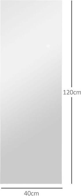 Produktbild Swisshandel24 Ganzkörperspiegel 40 x 120 cm Standspiegel mit LED Lichte, Wandspiegel