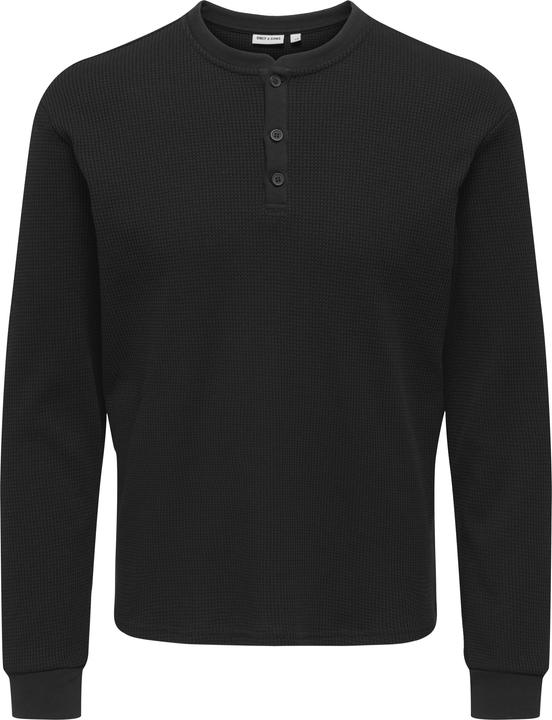 Image du produit Only & Sons Onstobie Reg Ls Henley Tee Noos (L)