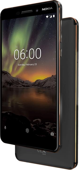 Immagine prodotto Nokia 6.1 (2018) (32 GB, Rame nero, 5.50", Doppia SIM Ibrida, 16 Mpx, 4G)