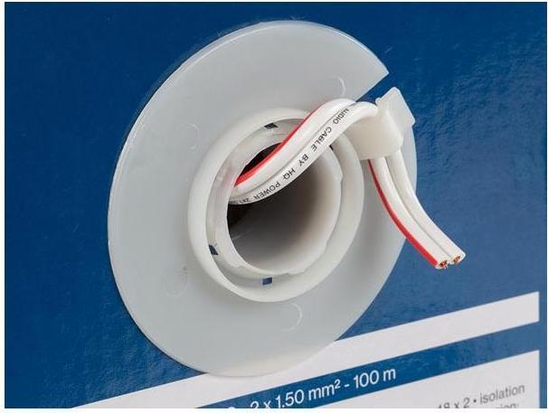 Actual product image Cables SPEAKER WIRE - WHITE - 2 x 1.5 mm² - 100 m (100 m, 1.50 mm²)