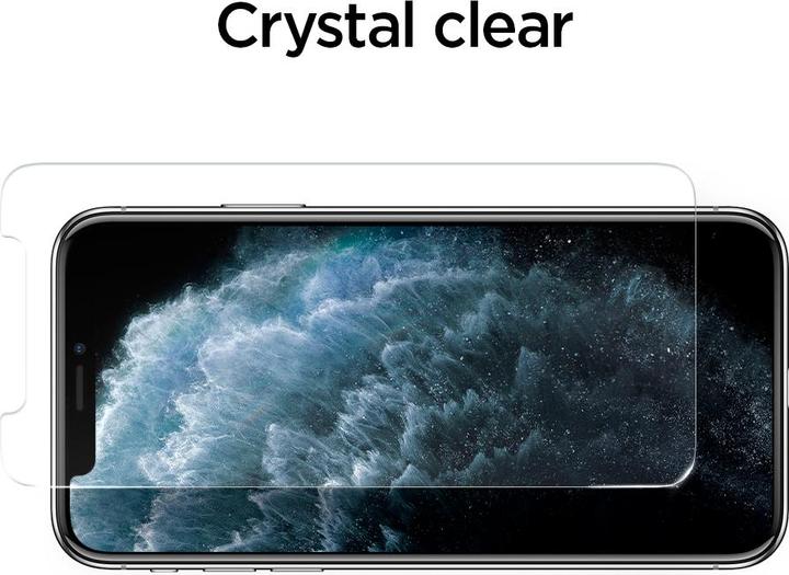 Produktbild Spigen Align Glas.tR 2 pack - iPhone 11 Pro/XS/X AGL00109 (2 Stück, Apple iPhone XS, Apple iPhone 11 Pro, Apple iPhone X)