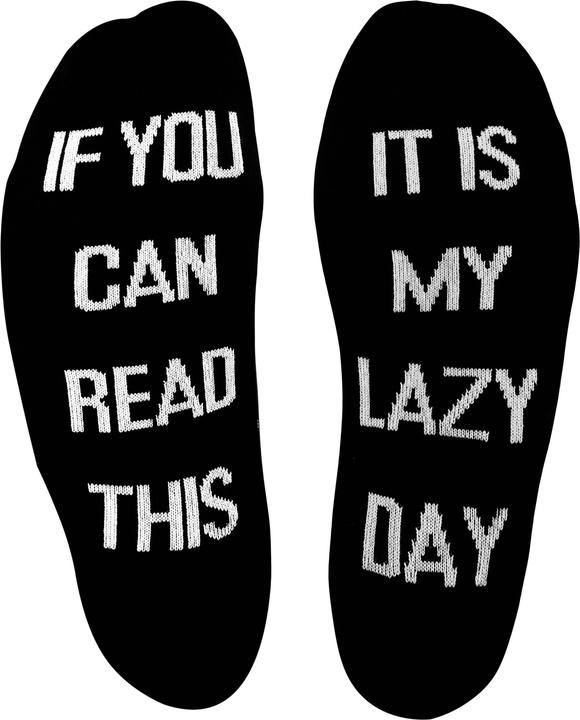 Image du produit Normani 2 paires de chaussettes pour hommes avec des phrases amusantes (lot de 2, 40 - 46, 46 - 47)