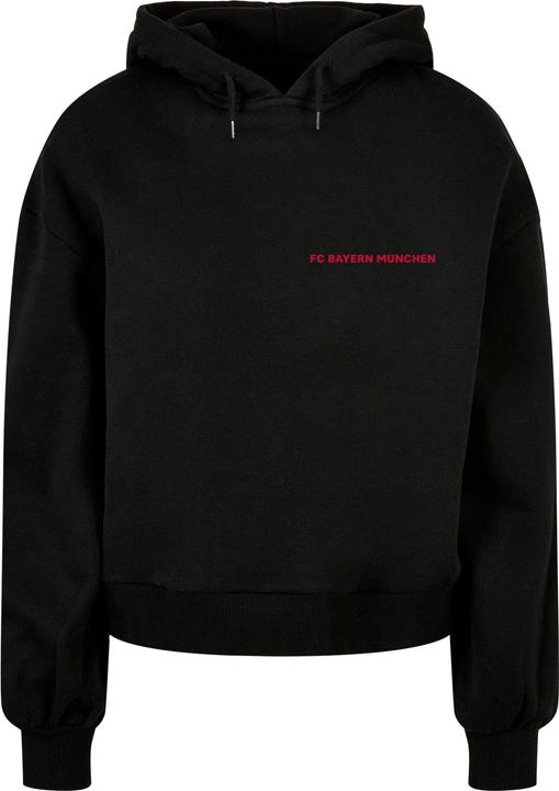 FC Bayern München Ladies Logo History Red Organic Oversized Hoody - 116531 (L)