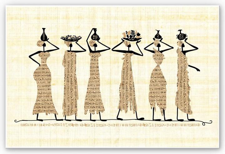 Produktbild Trenddeko Ägyptische Frauen (45 x 30 cm)