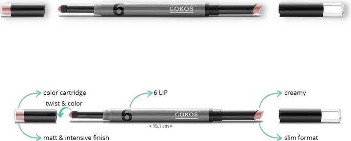 Image du produit Gokos Lipcreator (608 Fleur de cerisier)