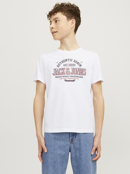 Actual product image Jack & Jones JJELOGO TEE SS ONECK 2COL 24/25 NOOS MNI (122)