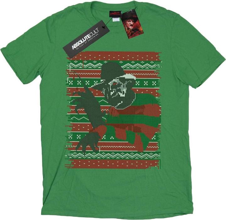Absolute Cult Christmas Fair Isle TShirt (S)