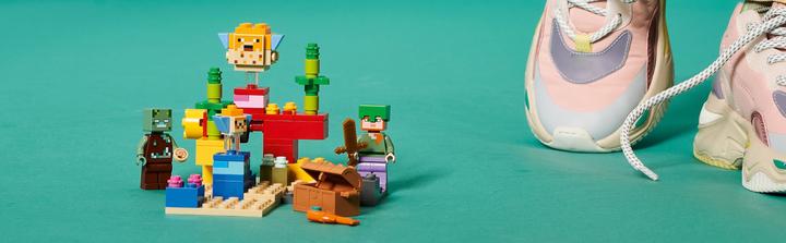 Actual product image LEGO The coral reef (21164, LEGO Minecraft)