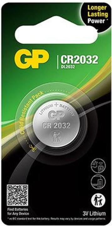 Productafbeelding GP Batteries Cr2032 (5 Pcs., CR2032, 220 mAh)