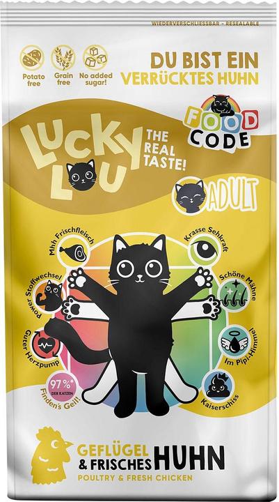Produktbild Lucky Lou Adult Geflügel & Huhn, 340g (Adult, 6 Stk., 340 g)