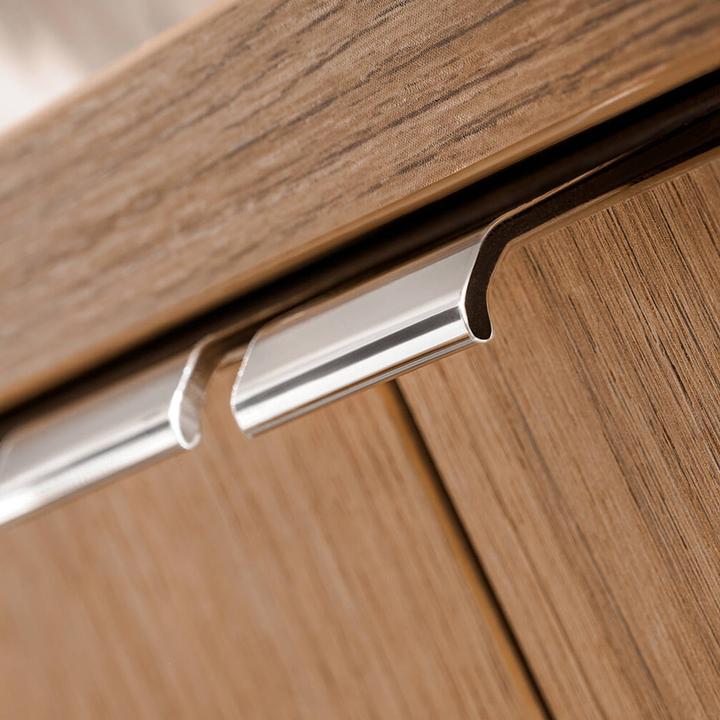 Produktbild En.Casa Waschtischunterschrank Skelbolu 80x60x40cm Eicheoptik (57, 80)