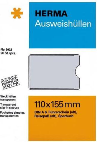Actual product image HERMA ID card holders (110 x 155 mm, 1 x)