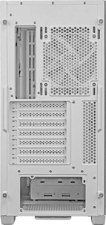 Actual product image Cougar Uniface White| PC Case | Mid Tower / Mesh Front Panel / 2 x ARGB Fans / TG Left Panel (Mini-ITX, SSI CEB, mATX, ATX)