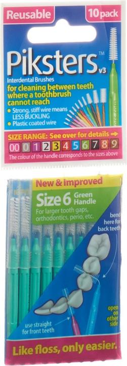 Piksters Interdentalbürstchen 6 10 Stk (10 x, 6 mm)