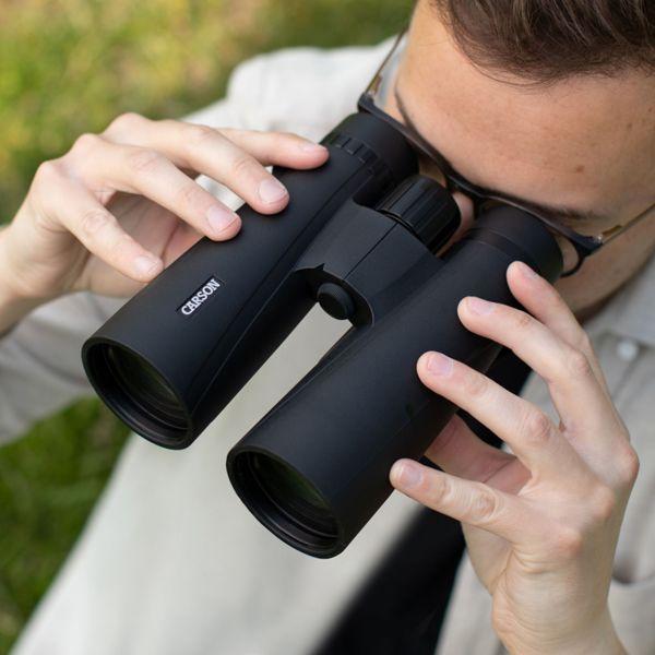 Actual product image Carson VX Series 12x50mm Full Sized High Definition Waterproof Binoculars Black VX250 (12 x, 50 mm)