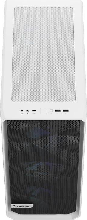 Actual product image Fractal Meshify 2 Compact RGB White TG Clear (ATX, mATX, Mini-ITX)