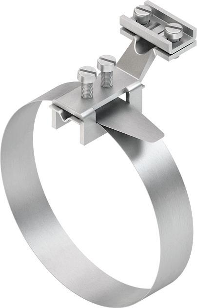 Actual product image Kleinhuis HKL 38/6 Earthing strap clamp 25-165mm