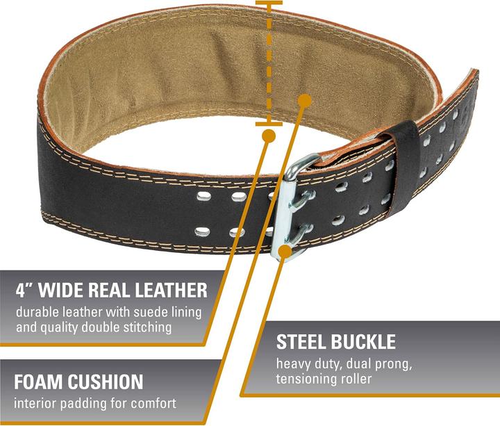 Actual product image Harbinger Gepolsterter Gewichthebergürtel für Krafttraining