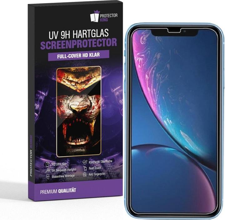 Produktbild Protectorking 2x UV Liquid Echtes Tempered 9H Panzerhartglas 3D KLAR (2 Stück, Apple iPhone 11 Pro Max)