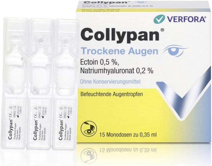 Actual product image Collypan Dry eyes monodose (0.35 ml, 15 piece)
