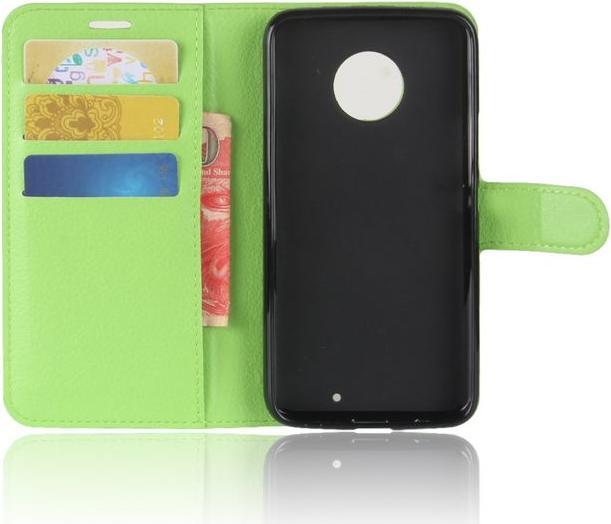 Produktbild MU Classic Klassische Leder Hülle mit Litchitextur (Motorola Moto X4)
