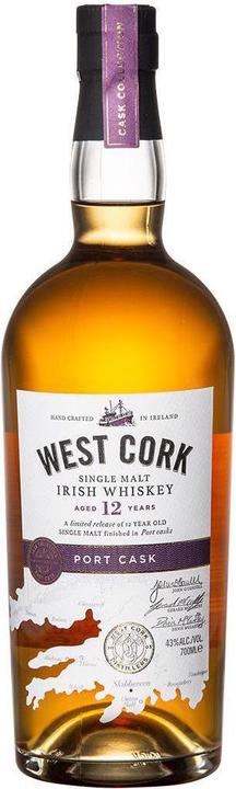 Produktbild West Cork 12 Jahre Port Cask 0.7 l (Single Malt, Irish Whiskey)
