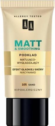 Oceanic AA Make Up Matt Foundation podkład matująco wygładzający 105 Sand 30ml (105 Sand)