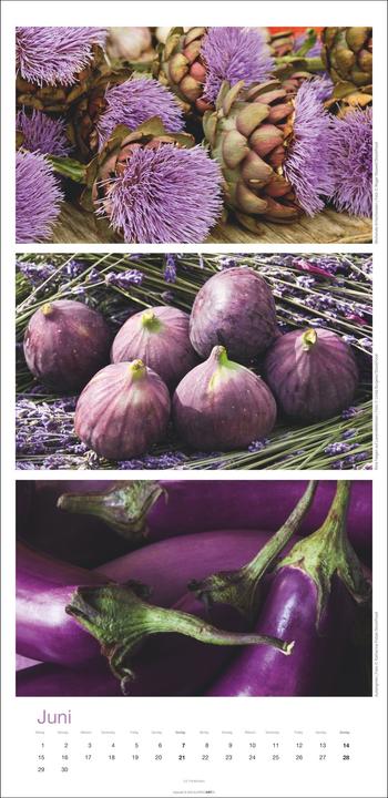 Image du produit Colours of Food Kalender 2026 (33 x 68 cm, Couverture rigide, Allemand)