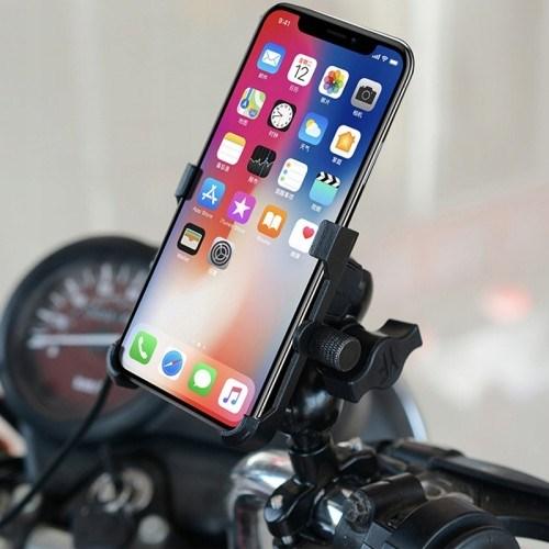 Actual product image FreedConn Motorbike Phone Holder Mc10 + Bm2r Head Tube Attachment