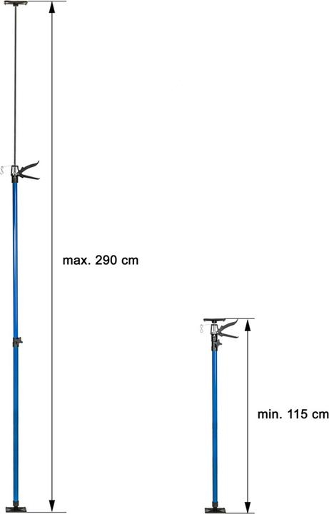 Produktbild tectake Baustütze (2900 mm)