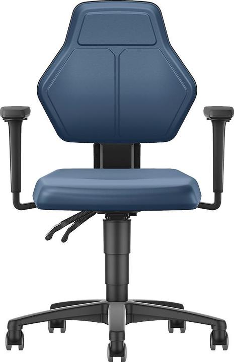 Produktbild Bimos Arbeitsdrehstuhl Allrounder, o. Armlehnen, Permanentkontakt, m. Rollen/Gleitern, versch. Bezüge