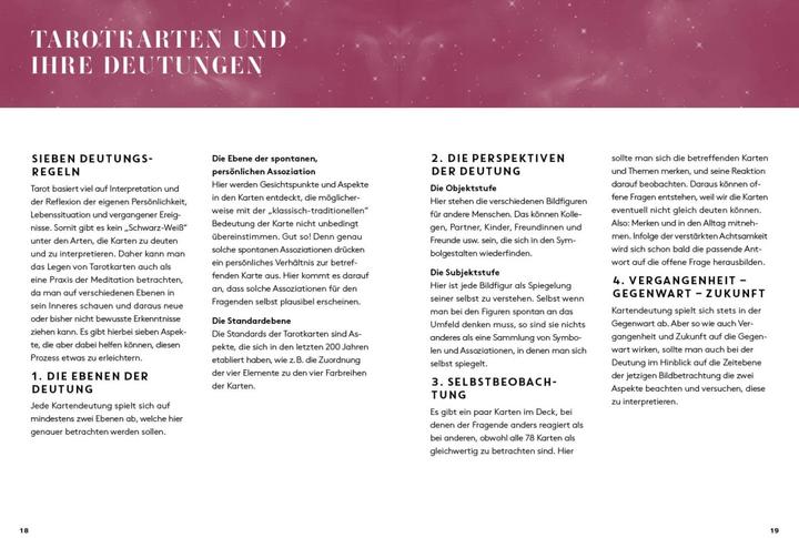 Productafbeelding Tarot Kartenset Dein Blick in die Zukunft (Duits, 2023)