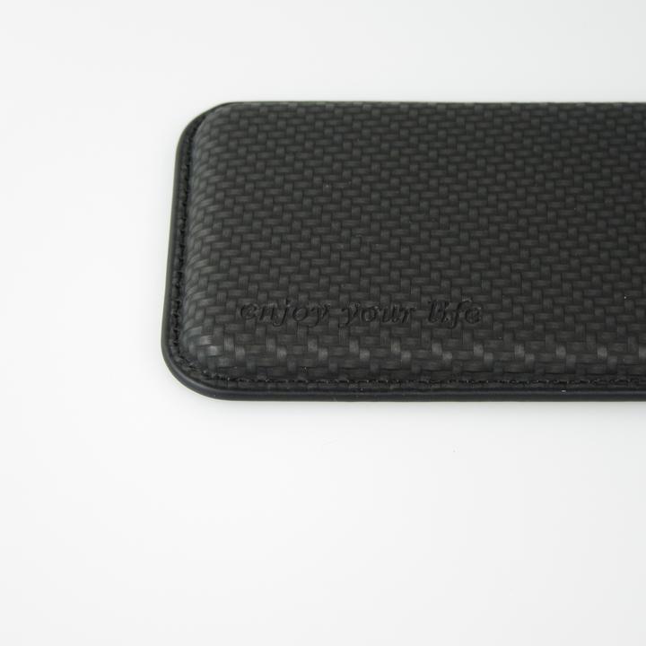 Actual product image PhoneLook Magnetic card holder Wallet Carbon effect Compatible with MagSafe (Realme 12 Pro+, Apple iPhone 12)
