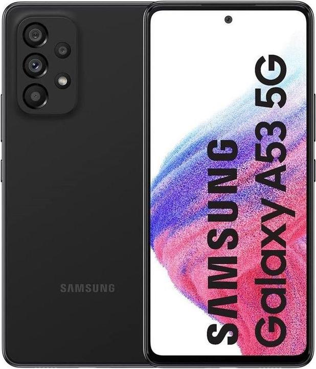 Immagine prodotto Samsung Galaxy A53 UE (256 GB, Awesome Black, 6.50", Doppia SIM, 64 Mpx, 5G)