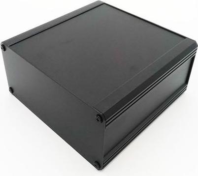 Actual product image Rs Pro Black Extruded Aluminium Heat Sink Case, IP (Housing)