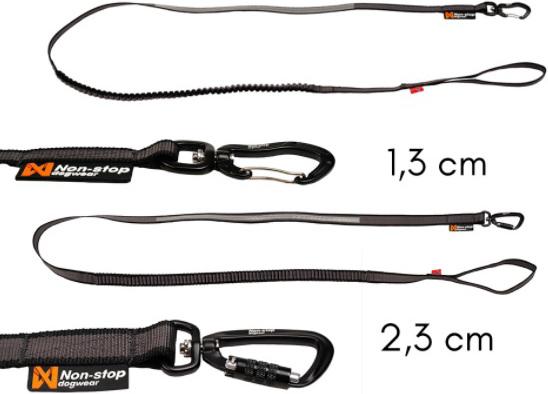 Actual product image Non-Stop Dogwear Bungee Touring Leash 23mm (XXL, Dog, General)