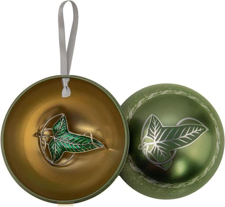 Cinereplicas Herr der Herr der Ringe Christbaumschmuck mit Brosche Lorien Leaf (1 -teilig)