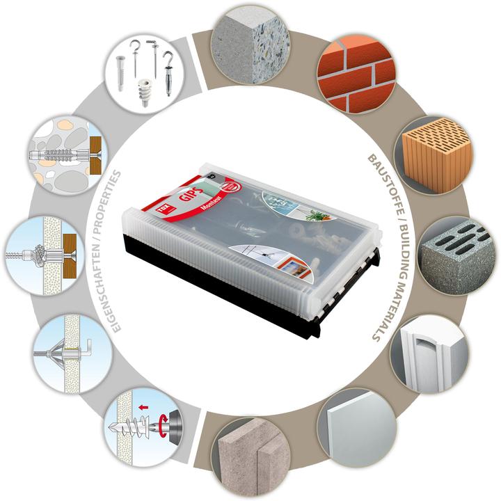 Actual product image Tox Hohlraum-Sortiment Monteur Gips (62 pcs.)