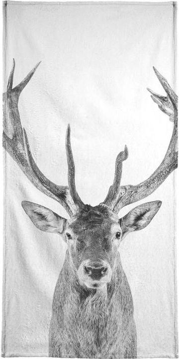 Immagine prodotto Juniqe Renna classica - Cervo (70 x 140 cm)