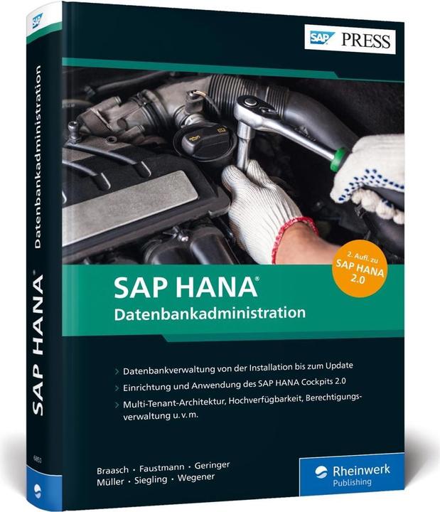 Produktbild SAP HANA – Datenbankadministration (Deutsch, Hendrik Müller, 2019)