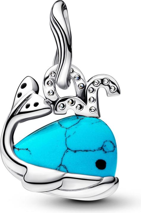 Immagine prodotto Pandora Ciondolo pendente balena color turchese (Argento 925)