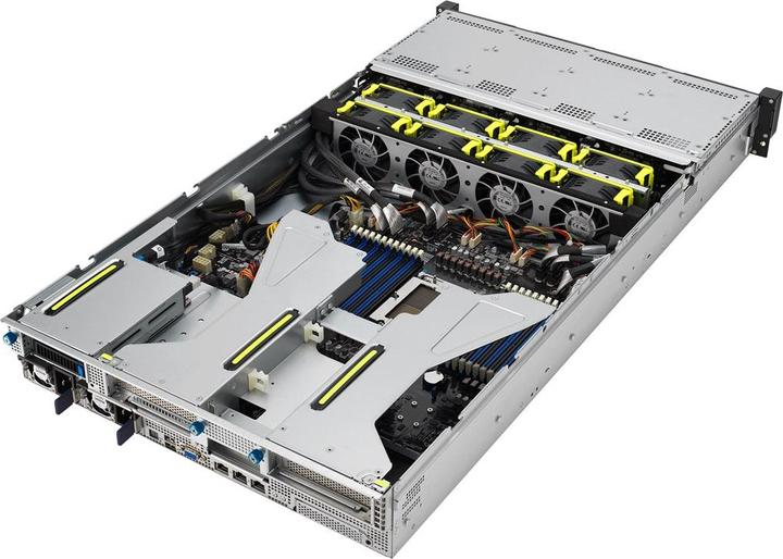 Produktbild ASUS Server RS521A-E12-RS12U/1G/1.6kW/12NVMe/FAN/RH/OCP/GPU