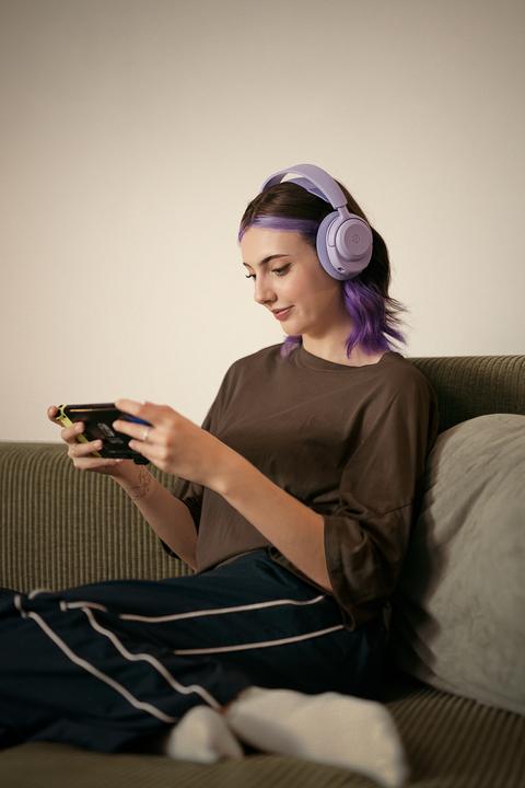 Actual product image SteelSeries Arctis Nova 3PW Lavender (Wireless)